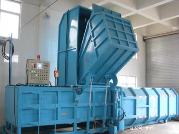 分體式水平壓縮垃圾站（側料斗上料）